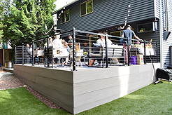 A GARDEN WEDDING RECEPTION